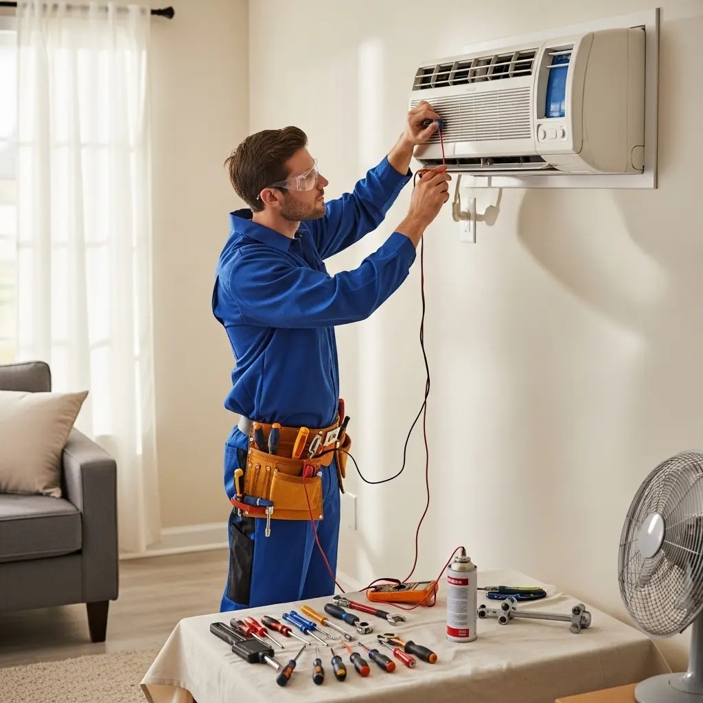 Demirci Eminçelik Eminçelik klima gaz dolumu ve bakım – Enerji verimliliği artırıldı. - Teknik servis örneği